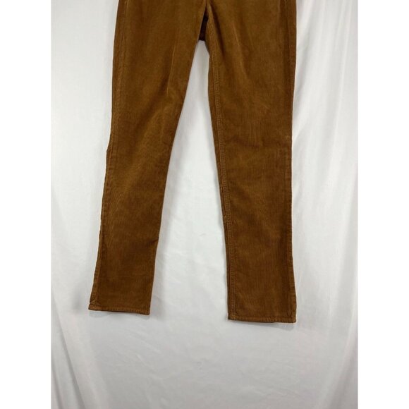 J.Crew Tobacco-Coloured Cords Womens Size 25 City Fit Academia Preppy Grunge - Picture 4 of 10